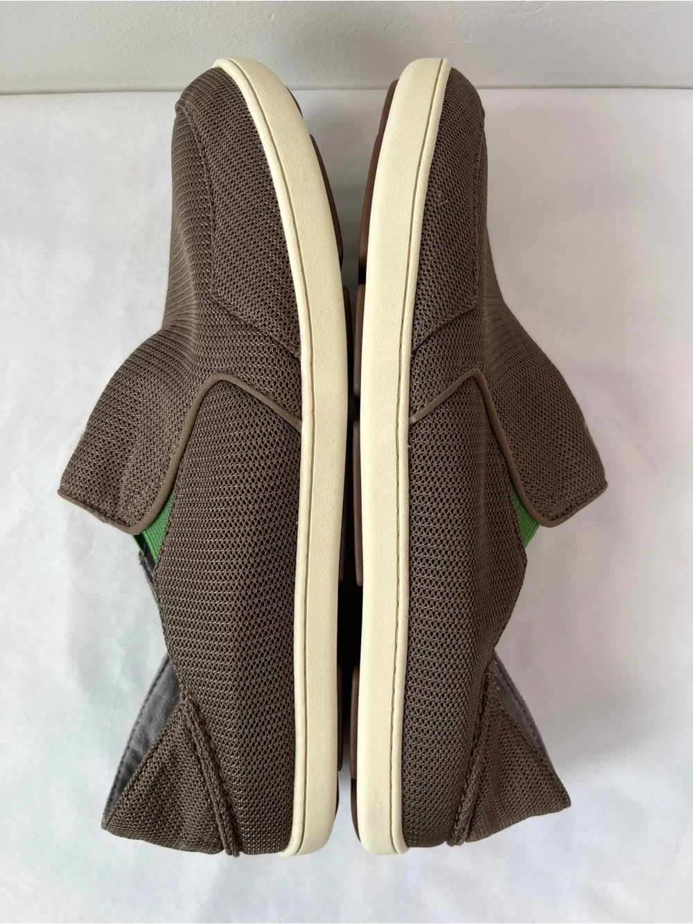 OluKai Nohea Mesh Slip On Shoes Mustang Lime Peel Men’s Size 13